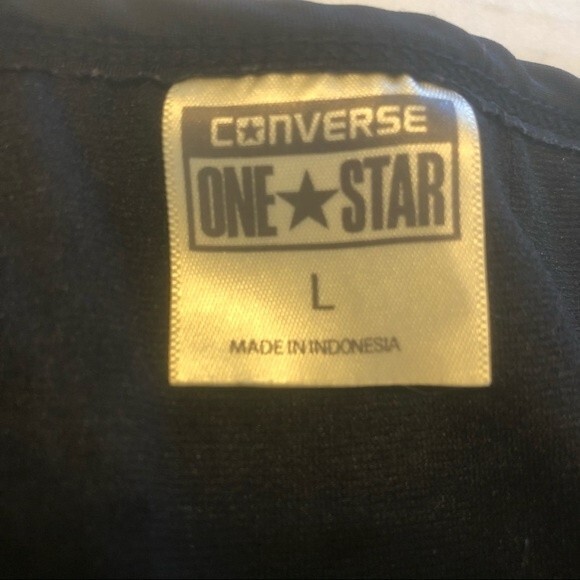 CONVERSE Large Black White Bikini Bottom Swim Lined Pool Beach Sun Neutral - Picture 4 of 6